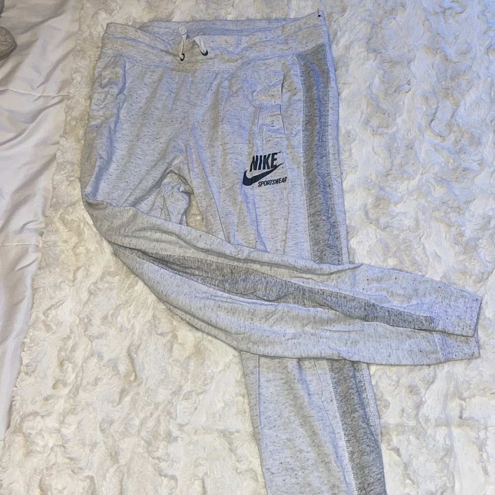 Light Grey Speckled Nike Joggers